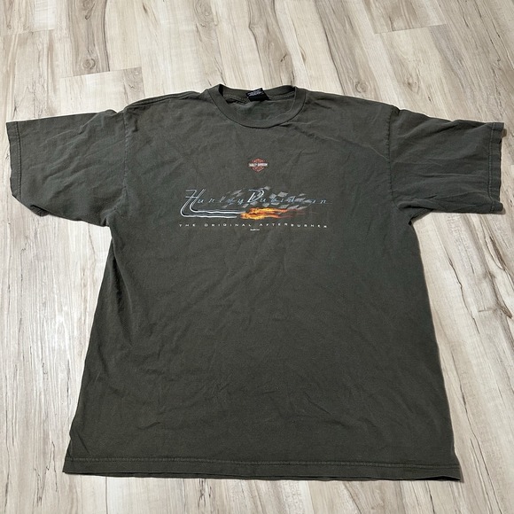 Harley-Davidson Other - Vintage Harley Davidson T Shirt Flames GERMANY DEALER Sz XXL MEGA RARE